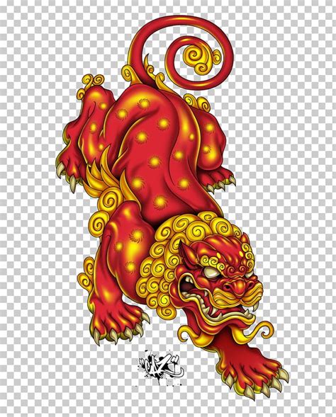 Japan Chinese Guardian Lions Tattoo Irezumi PNG, Clipart, Art, Body Art ...