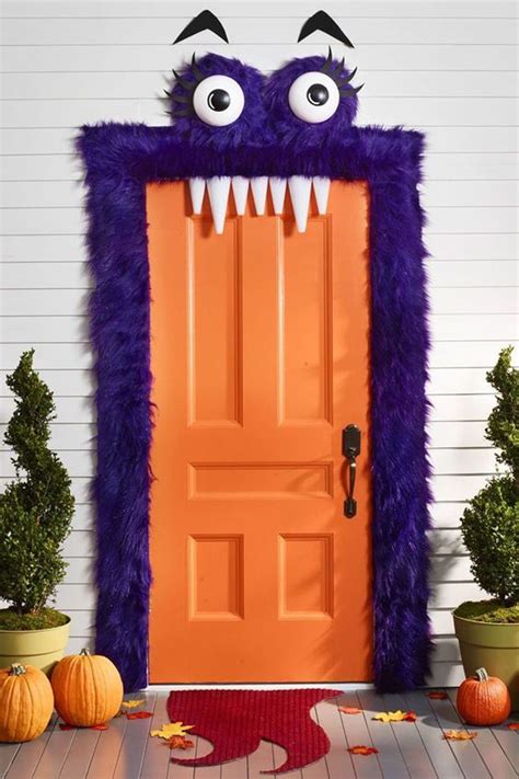 20+ Halloween Monster Doors To Get Inspired | HomeMydesign