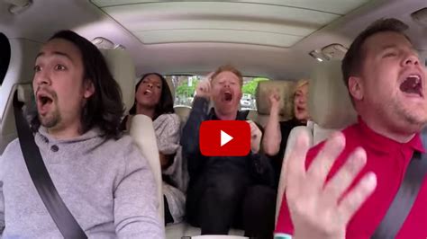 Watch Hamilton's Lin-Manuel Miranda Belt Out Show Tunes With James Corden in a Broadway-Themed ...