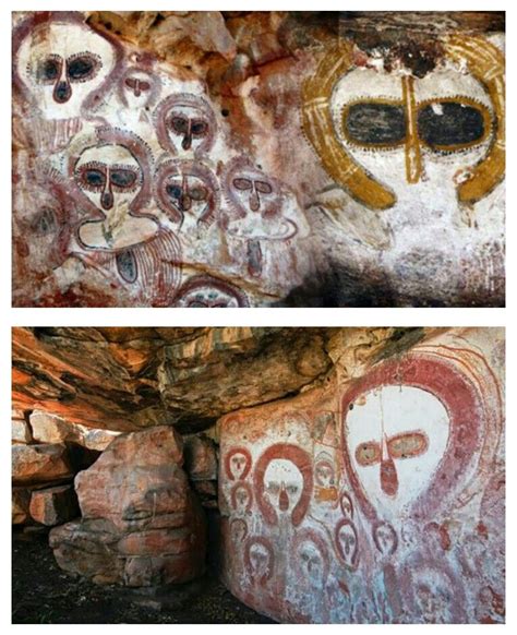 Wandjina cave paintings, The Kimberley region is home to some of the oldest and most prolific ...