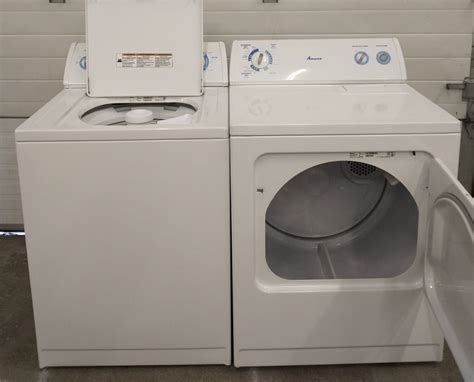 Order Your Used Set Amana - Washer Ntw4600vq1 And Dryer Yned4500vq0 Today!