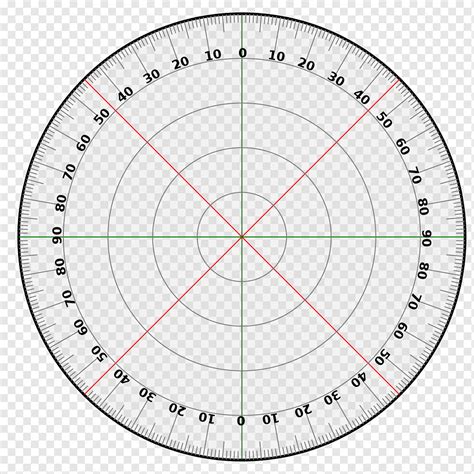 Protractor Circle graph Degree Angle, circle, template, ruler, turn png | PNGWing