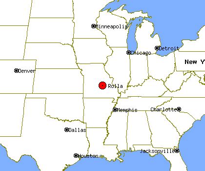 Where Is Rolla Missouri On The Map | Tourist Map Of English