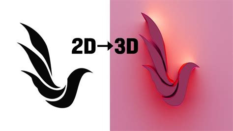 Photoshop Tutorial-How to convert a 2D image to 3D logo-Complete Guide ...