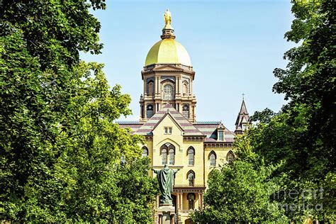 The Golden Dome at Notre Dame Photograph by Scott Pellegrin - Fine Art ...