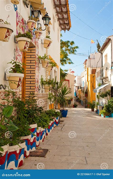 Alicante old town stock image. Image of mediterranean - 22106617