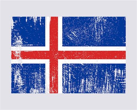 Premium Vector | Iceland flag vector