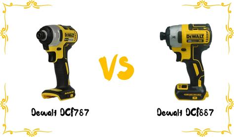 Dewalt DCF787 Vs DCF887 - Which Impact Driver Is the Good?