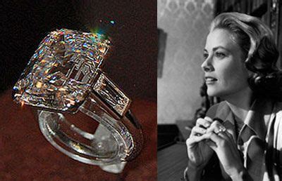 Grace Kelly's ring from Prince Rainier. She used it as her engagement ...