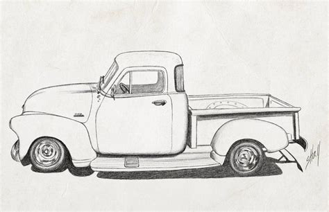 Outline Chevy Truck Drawings - Automotive News