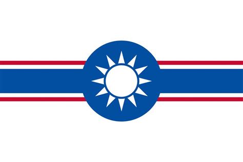 Alternate Republic of China flag (If the Nationalists won the Chinese Civil War) : r/flagsandmaps