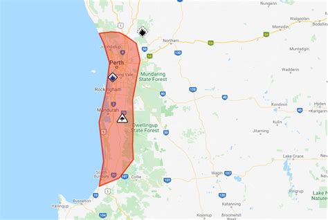 Severe weather warning for Perth and South West - 91.7 The Wave