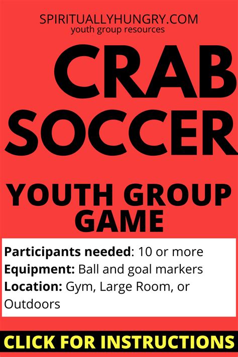 Crab Soccer Game Instructions - Spiritually Hungry