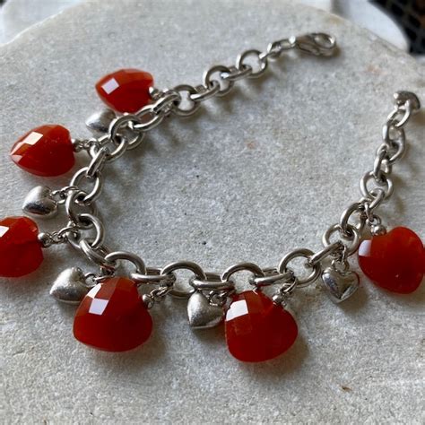 Carnelian Bracelet - Etsy