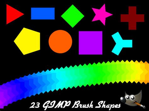 23 Basic GIMP Brush Shapes (Pack 1) by PkGam on DeviantArt