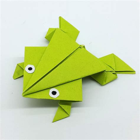 Easy Origami Frog Diagram