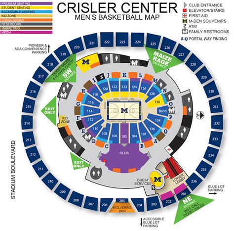 Crisler Arena Seating Chart Rows - Arena Seating Chart