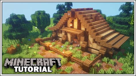 How to Build an Animal Pen in Minecraft [Minecraft 1.14 Tutorial] - YouTube