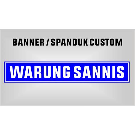 Jual Banner, Spanduk Custom | Shopee Indonesia