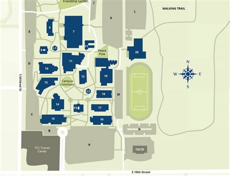 Tcc Campus Map Tacoma - Gillie Donnamarie