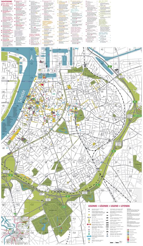 Anvers carte » Voyage - Carte - Plan