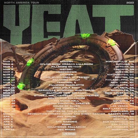 News: Yeat Announces 2023 North American Tour Kicking Off In March ...