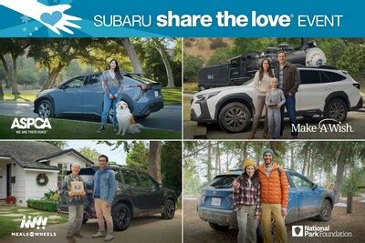 SUBARU OF AMERICA SETS $29 MILLION GOAL FOR 2023 SUBARU SHARE THE LOVE ...