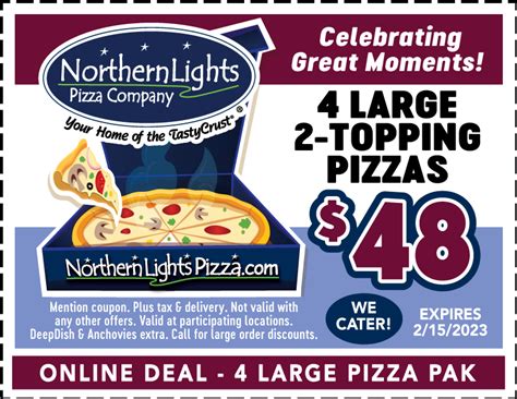 4Large2Topps_012023 | Northern Lights Pizza Company