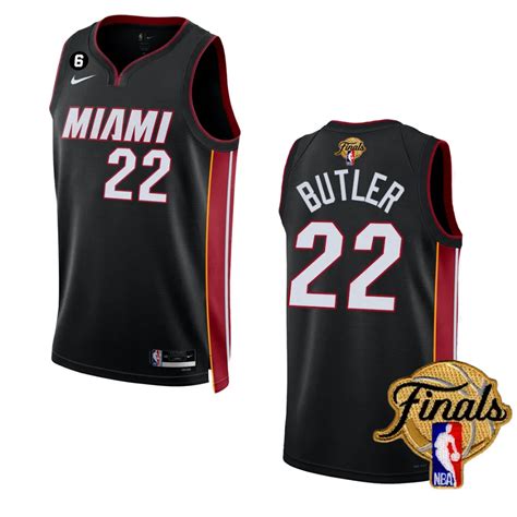 Miami Heat 2023 NBA Finals Statement Edition Black #22 Jimmy Butler ...