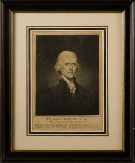 Thistlethwaite Americana | Rare Presidential Engraving of Thomas Jefferson