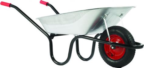 Haemmerlin Chasseur 90L Galv Pneumatic Wheelbarrow - Wheelbarrows