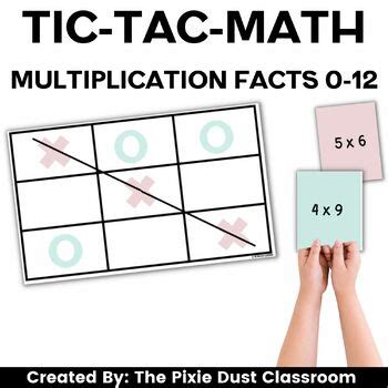 Multiplication Tables 0-12 Multiplication Facts Math Game | TPT