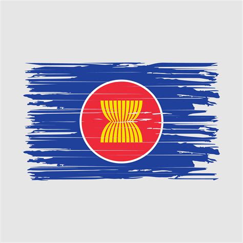 Asean Flag Brush Strokes 20198382 Vector Art at Vecteezy