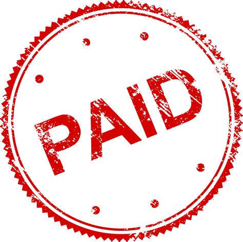 4 Paid Stamp Vector (PNG Transparent, SVG) | OnlyGFX.com