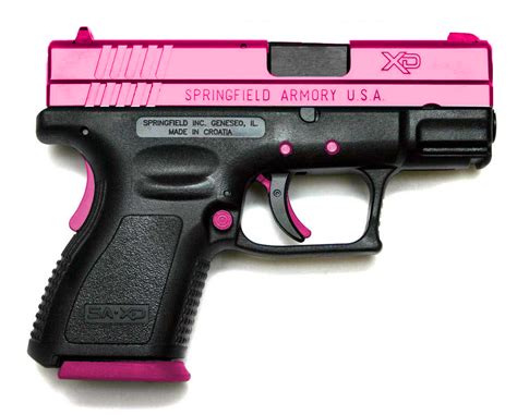 Bolsos De Trapillo: Pink Handgun Springfield