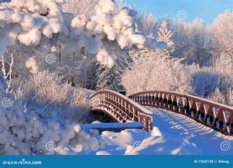 Winter Bridge Royalty Free Stock Photos - Image: 1960138