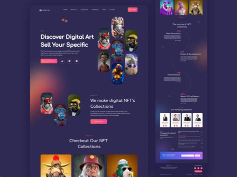 NFT's Platform by Ilias Miah on Dribbble