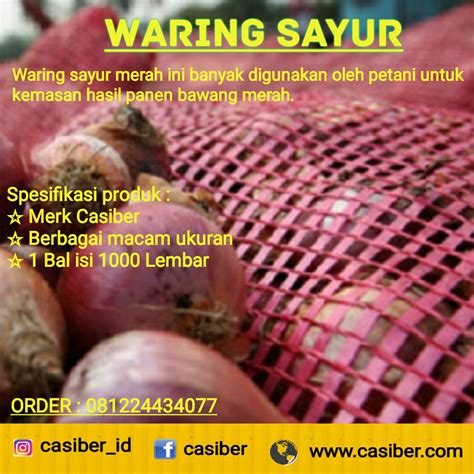 MACAM-MACAM PRODUK WARING SAYUR CASIBER