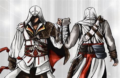 Ezio and Altair - Ezio and Altaïr Fan Art (19143084) - Fanpop