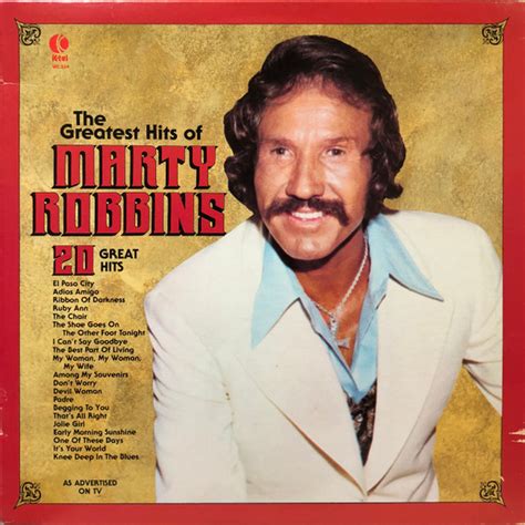 Marty Robbins – The Greatest Hits Of Marty Robbins (1977, Vinyl) - Discogs