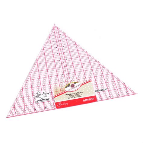 Patchwork Ruler, Triangle Template in Thimbles and Craft