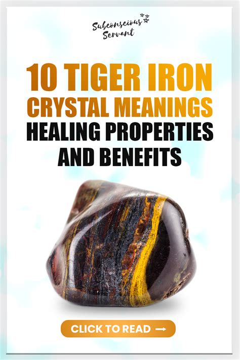 10 Tiger Iron Crystal Meanings, Healing Properties & Benefits ...