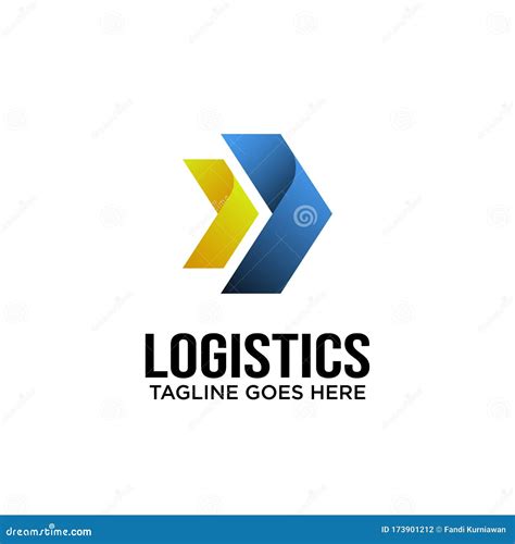 Logistics Logo Design Inspiration. Vector Illustration | CartoonDealer.com #173901212