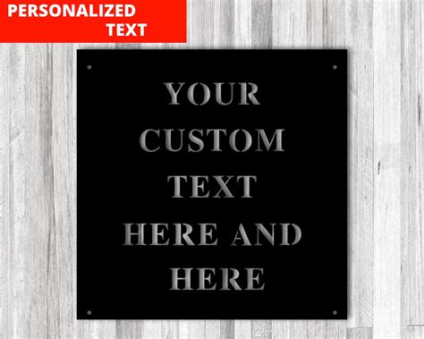 Custom Quote Sign, Custom Metal Sign, Inspirational Sign, Laser Cut ...