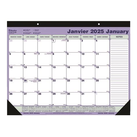 Monthly Desk Pad Calendar (2024)
