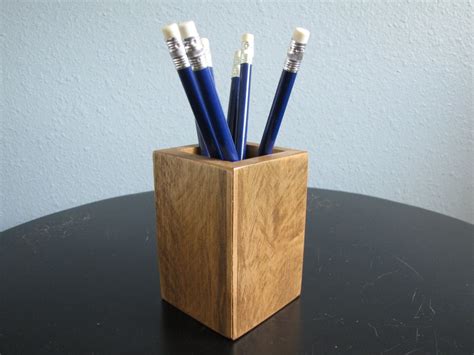 Wooden Pencil Holder With Holes - In the wonderful world of pens and ...