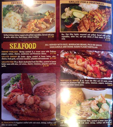 Menu at Los Cucos Mexican Cafe - Heights, Houston