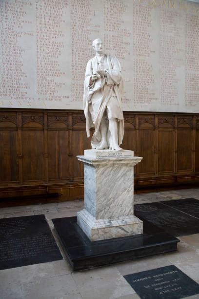 Statue of Isaac Newton, Trinity College chapel, University of Cambridge ...