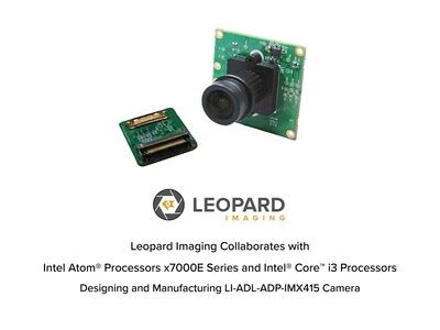 Leopard Imaging Announces Intelligent Embedded Solutions Collaborating with Intel