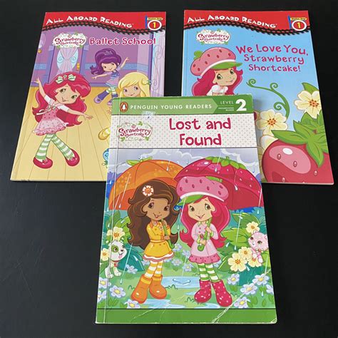 Bundle of Three Strawberry Shortcake Books